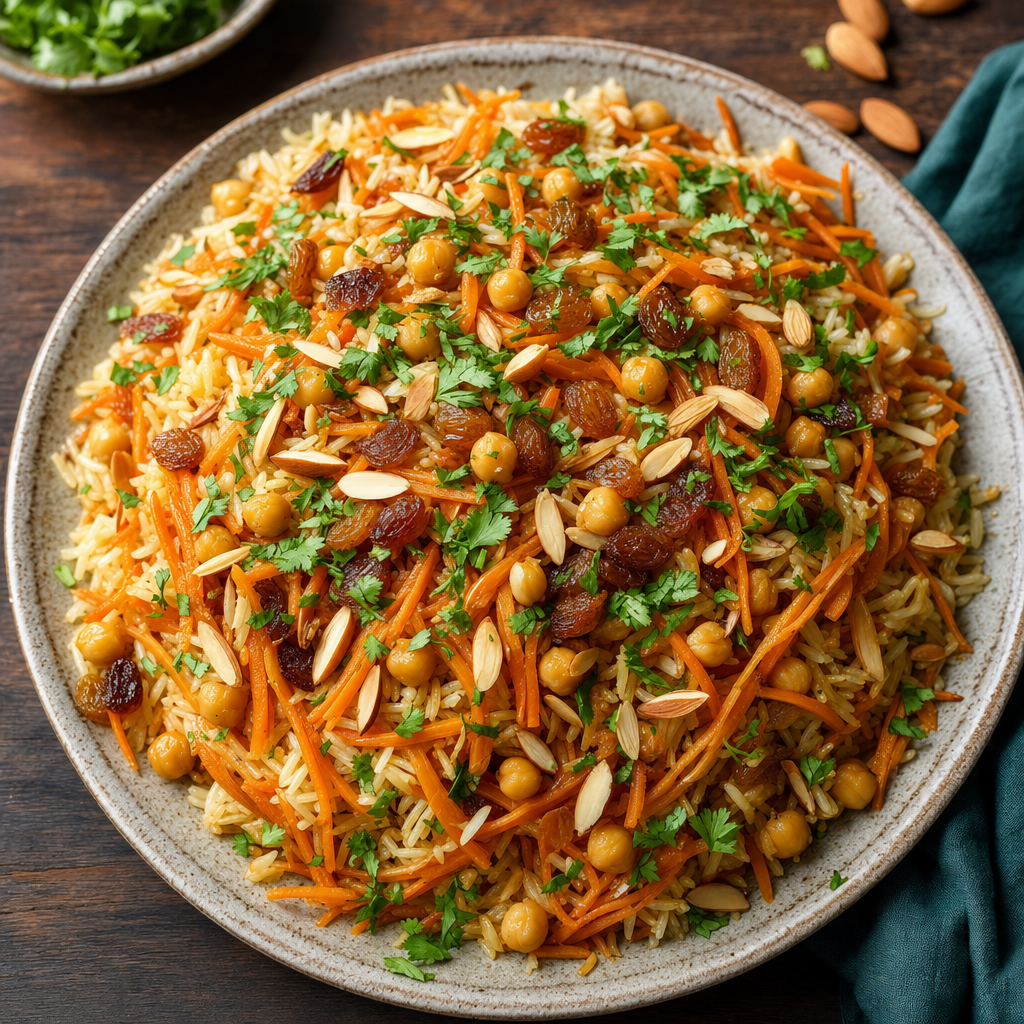Kabuli Palaw (Veggie) - Watan Kitchen Afghan food